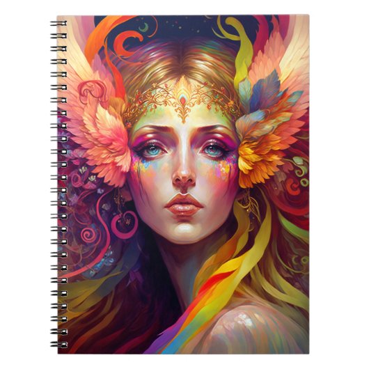 Carnet Rainbow Goddess Imaginaire Art (Devant)