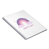 Carnet rainbow happy days citation laitière (Côté Droit)