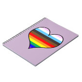 Carnet Rainbow Heart (Côté gauche)