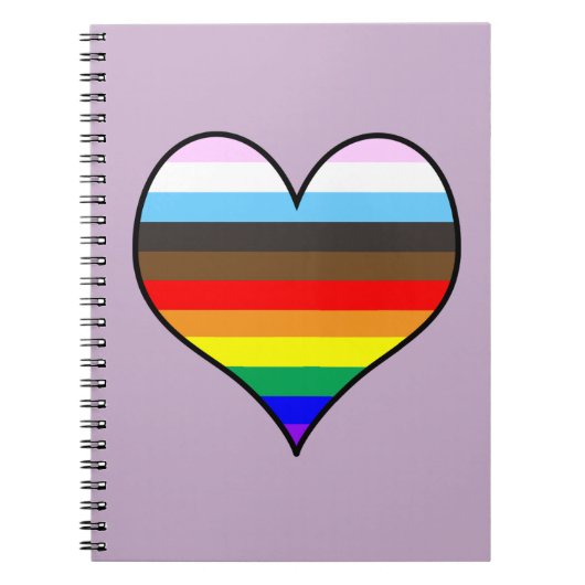 Carnet Rainbow Heart (Devant)