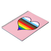 Carnet Rainbow Heart (Côté gauche)