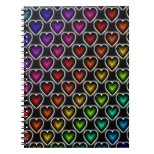 Carnet Rainbow Hearts