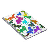 Carnet Rainbow Horses - "Dotty about Horses !" (Côté Droit)