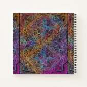 Carnet Rainbow Kaleidoscope Mandala (Dos)