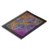 Carnet Rainbow Kaleidoscope Mandala (Côté gauche)