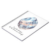 Carnet Rainbow Moonstone Lune Énergie Crystal Spell Magie (Côté gauche)