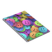 Carnet Rainbow of Colorful Happy Faces (Côté Droit)