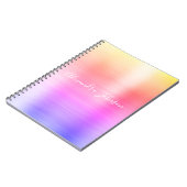 Carnet Rainbow Pastel Foil Professional Girl (Côté gauche)
