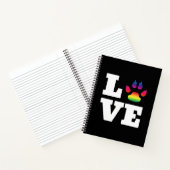 Carnet Rainbow paw (Intérieur)