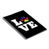 Carnet Rainbow paw (Côté Droit)