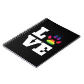 Carnet Rainbow paw (Côté gauche)