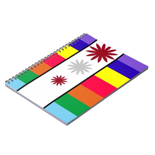 Carnet rainbow pride LGBT (Côté gauche)