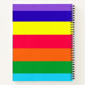 Carnet rainbow pride LGBT (Dos)