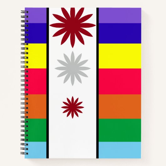 Carnet rainbow pride LGBT (Devant)