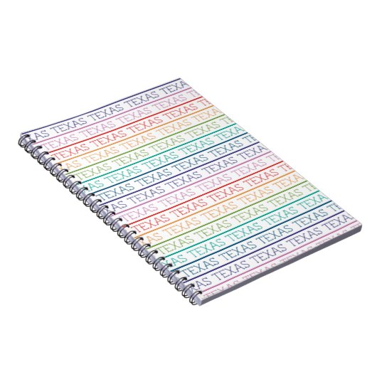 Carnet Rainbow Texas, Texas (Côté Droit)