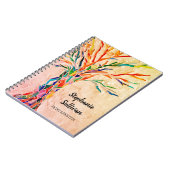 Carnet Rainbow Tree Reiki Master (Côté gauche)