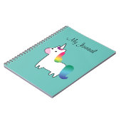 Carnet Rainbow Unicorn (Côté gauche)