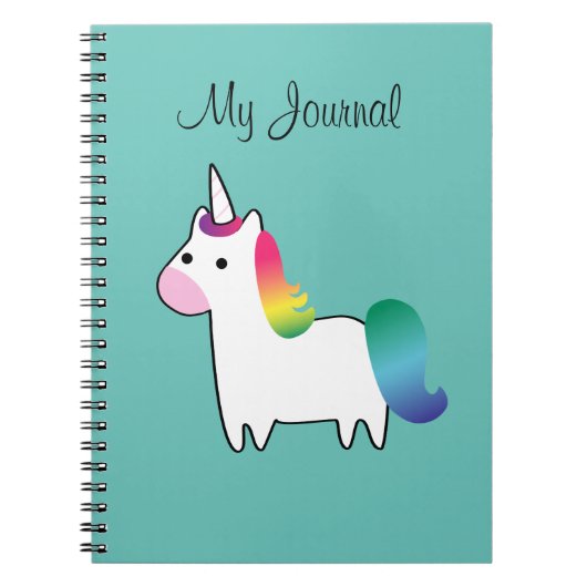 Carnet Rainbow Unicorn (Devant)