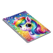 Carnet Rainbow unicorn cute fun notebook (Côté Droit)