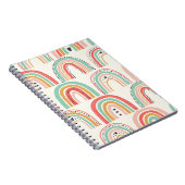 Carnet Rainbows scandinave : Motif d'art naïf. (Côté Droit)