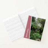 Carnet Rainforest Ferns Trees Palms, Australie, Or Rose (Intérieur)