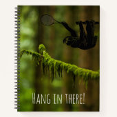 Carnet Rainforest Tennis Sloth (Devant)