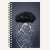 Carnet Rainstorm in Surreal Dream World Personnalisé (Recto)