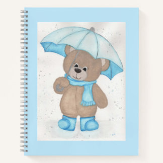 Carnet Rainy Daze Teddy Bear