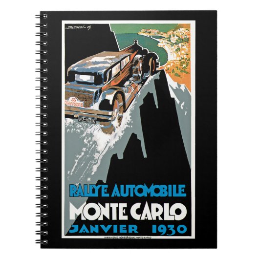 Carnet Rallye Automobile Monte Carlo (Devant)
