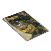 Carnet Rama chassant les cerfs communs d'or, du (Côté Droit)