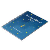 Carnet Ramadan Céleste Or Marine (Côté gauche)
