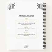 Carnet Ramadan planificateur de Carnets, pour dua, repas, (Dos)