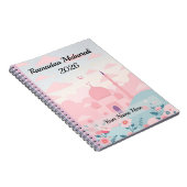 Carnet Ramadan Rose Pâle Mignon (Côté Droit)