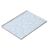 Carnet Rameaux de forêt neutres - Bleu poussiéreux (Côté gauche)