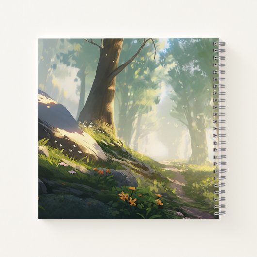 Carnet Randonnée à cheval dans les bois (Dos)