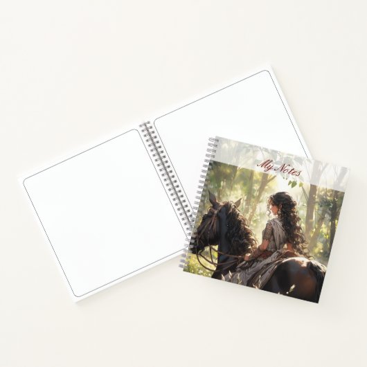 Carnet Randonnée à cheval dans les bois (Intérieur)