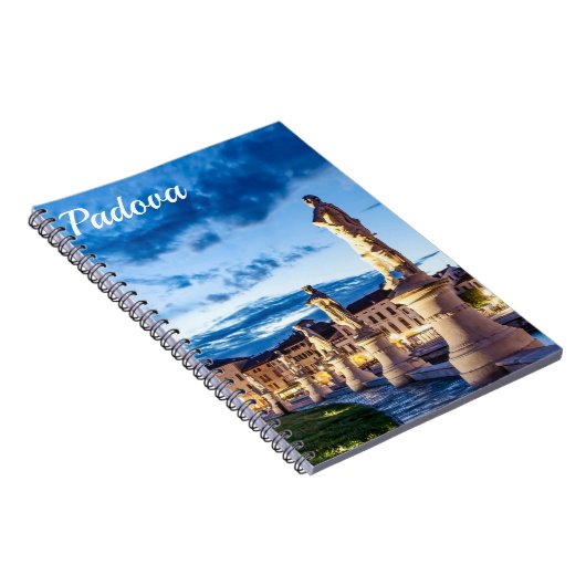 Carnet Rangée de statues illuminées à Padova (Côté Droit)