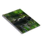 Carnet Rangée de tortues photo de nature verte (Côté Droit)