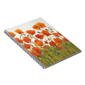 Carnet Rangées de pavots I (Côté Droit)