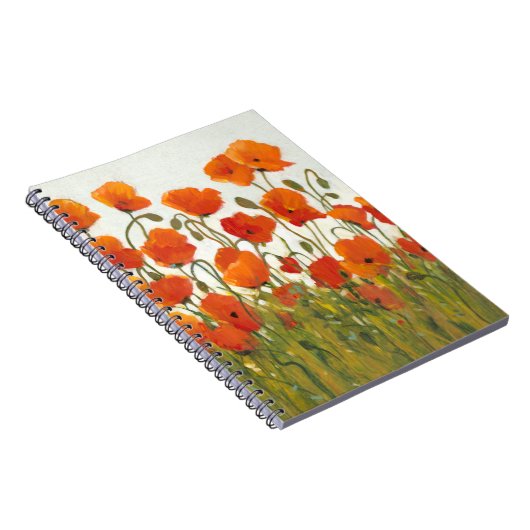 Carnet Rangées de pavots I (Côté Droit)