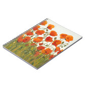 Carnet Rangées de pavots I (Côté gauche)