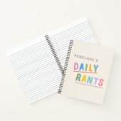 Carnet Rants Quotidiens Mignons Coloré Drôle Dit Venting (Intérieur)