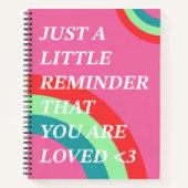 Carnet Rappel Que Vous Êtes Aimé (Devant)