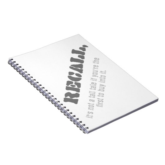 Carnet Rappelez-vous, ce n'est pas une grande histoire si (Côté Droit)