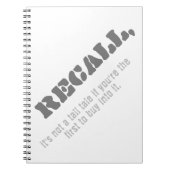 Carnet Rappelez-vous, ce n'est pas une grande histoire si (Devant)