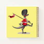 Carnet Raptor Habillé En Garde Britannique. (Dos)