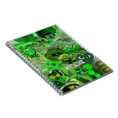 Carnet Rare Energy Green Collage - Alien esthétique & Vib (Côté Droit)