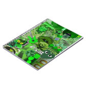 Carnet Rare Energy Green Collage - Alien esthétique & Vib (Côté gauche)