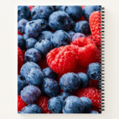 Carnet Raspberries et Blueberries (Dos)