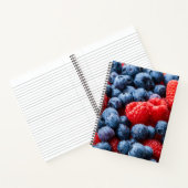 Carnet Raspberries et Blueberries (Intérieur)